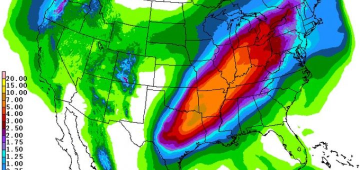 全美天气不寻常 西酷寒 中豪雨 东五月天
