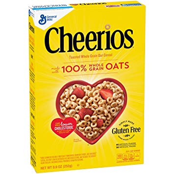 Image result for Cheerios Toasted Whole Grain Oat Cereal