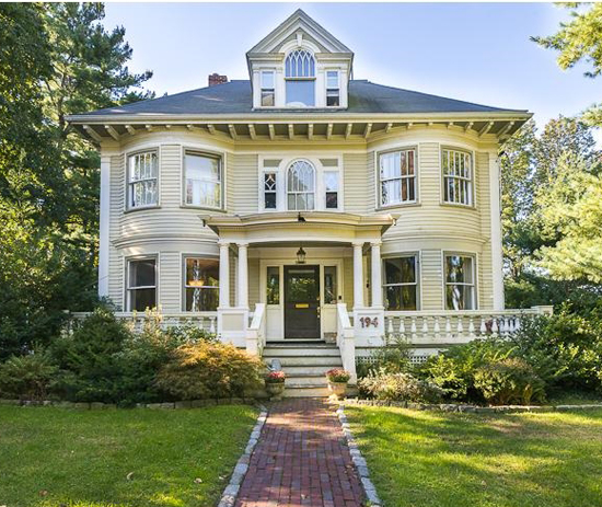 Image result for colonial-style dwellings Newton town new jersey fall