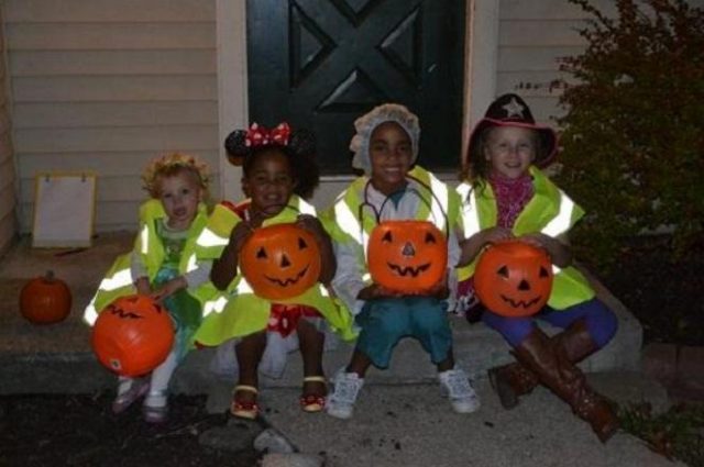 Image result for halloween safety kid