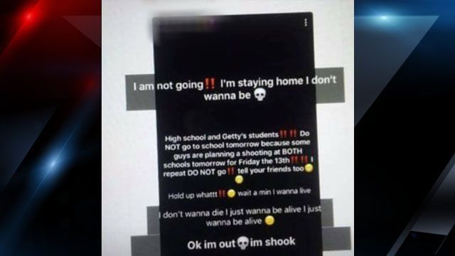 Image result for Snapchat school ehs threat