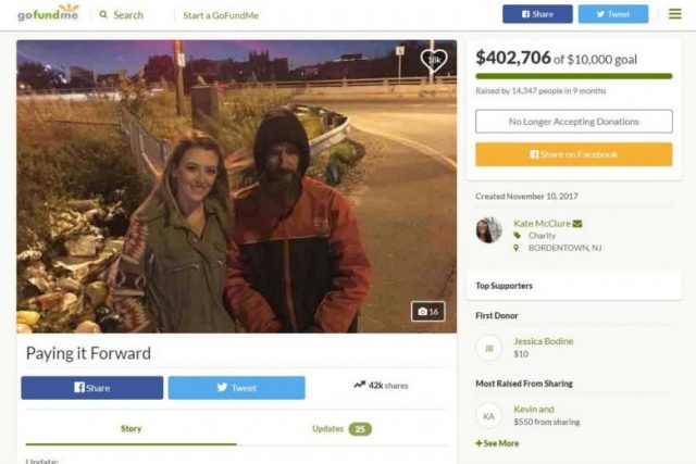 Image result for homeless man and couple allegedly made up sweet story in scam