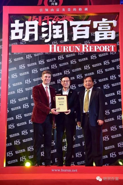 Image result for 2016胡润中国 姚其湧