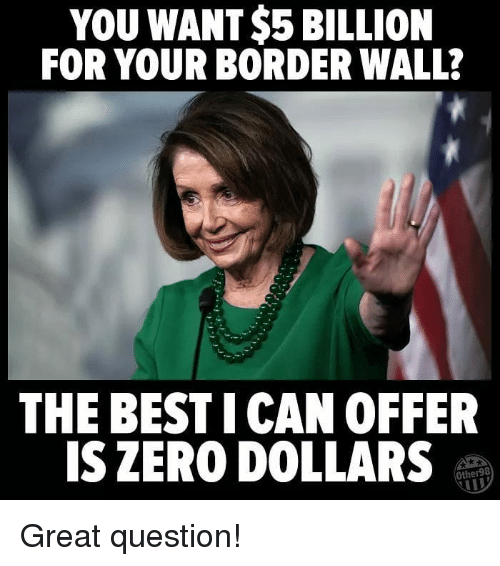 Image result for 5billion wall