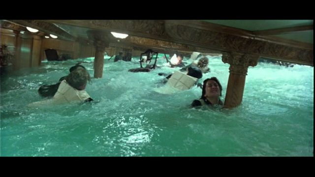 Image result for titanic sinking scene