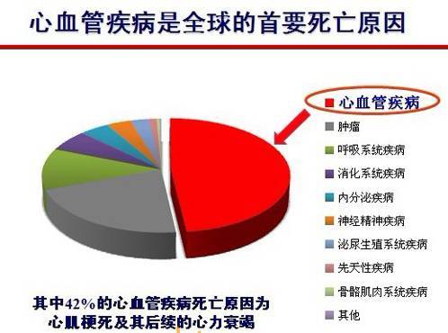 Image result for 全球范围内,死于心血管疾病和肿瘤