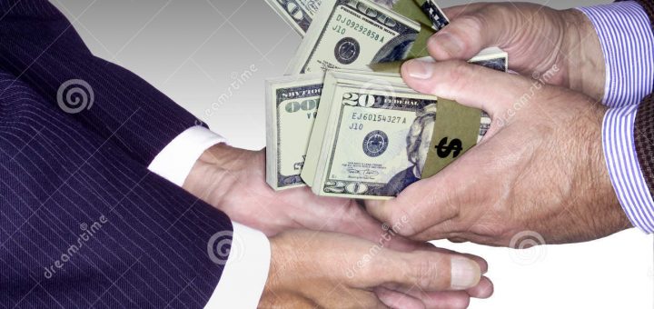 Image result for stock photo businessman hands holding money risk greed