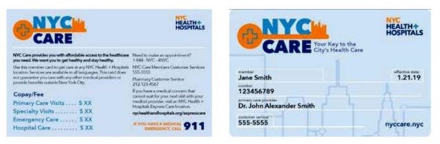 Image result for NYC Care Card