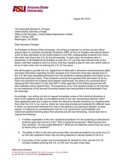 9名中国留学生返美开学被拒入境 校长抗议_图1-5