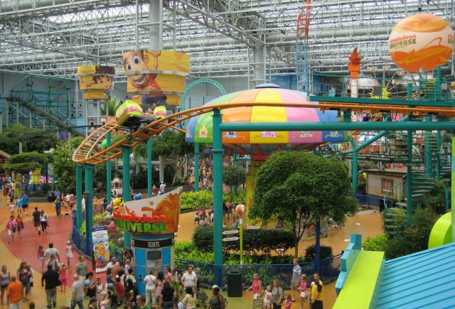 Image result for american dream mall Nickelodeon Universe Theme Park