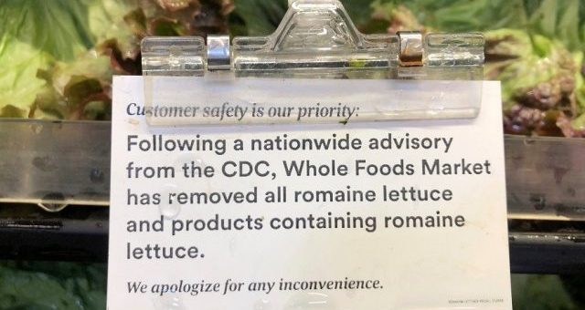 大肠杆菌疫情警报：不要吃任何来自加州这个地方的生菜！