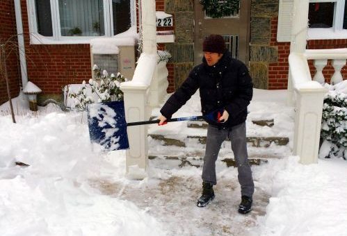 Image result for 纽约 铲雪