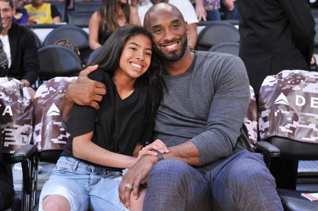 Kobe Bryant and his daughter Gianna.