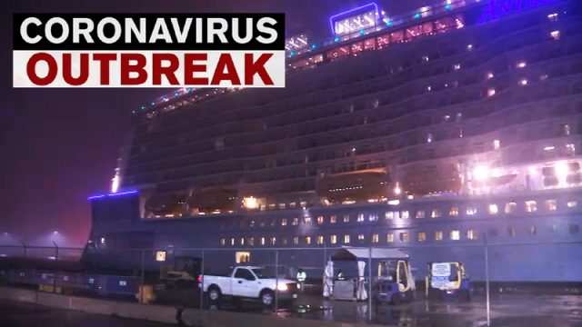 Image result for Coronavirus concern: 4 passengers from NJ cruise ship being evaluated; all others cleared