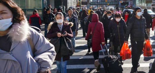 People in Flushing, Queens, on Wednesday. The health authorities in New York City have announced the second suspected case of the new coronavirus.