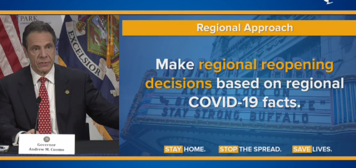 纽约州长：将按区域制定重启计划_图1-1
