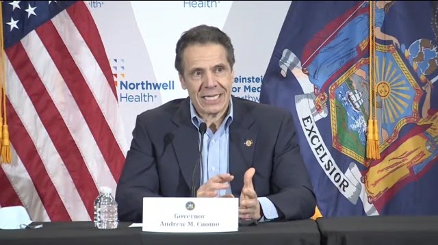 纽约州住院病患数缓慢下降疫情现曙光 库默:我们只打完了上半场 纽约州住院病患数缓慢下降疫情现曙光 库默:我们只打完了上半场_图1-1