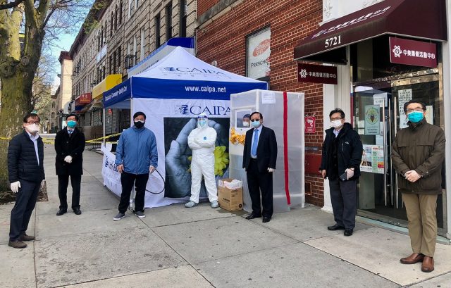 纽约州首个流动检测站设立布鲁克林 检测全程5分钟 纽约州首个流动检测站设立布鲁克林 检测全程5分钟_图1-6