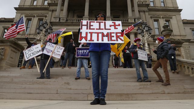 Thousands protest Michigan governor\\'s social distance order | The ...