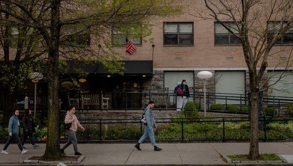 The Sapphire Center for Rehabilitation and Nursing in Queens. Twenty-six of the home’s residents died after contracting the coronavirus, new state data shows. 