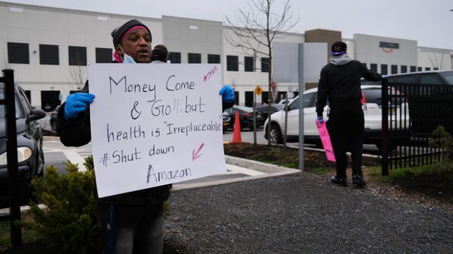Amazon fires organizer of strike at Staten Island warehouse ...