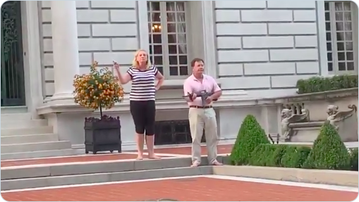 向游行人群挥舞枪支 圣路易斯夫妇接受刑事调查_图1-1