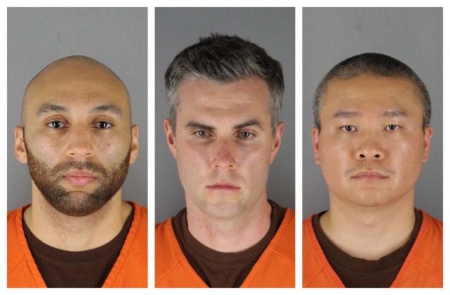 弗洛伊德案三名前警察从犯过堂 每人保释金75万元 弗洛伊德案三名前警察从犯过堂 每人保释金75万元_图1-3