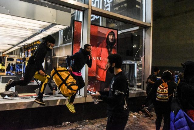 Protests Against Police Brutality Over Death Of George Floyd Continue In NYC