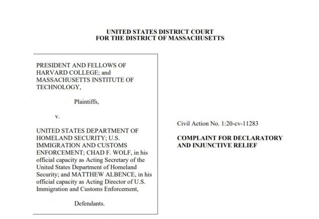 7/14哈佛、麻省理工起诉ICE留学限制令案开庭 周三就裁决 7/14哈佛、麻省理工起诉ICE留学限制令案开庭 周三就裁决_图1-3