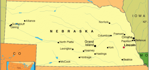 Nebraska Base and Elevation Maps